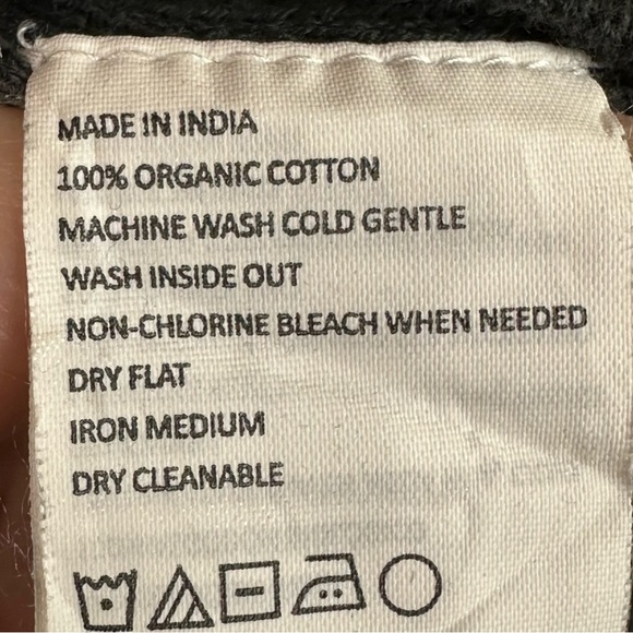 Prana Men’s Gray Crewneck Sweater Large Organic Cotton Minimalist Neutral Basic - Picture 5 of 8